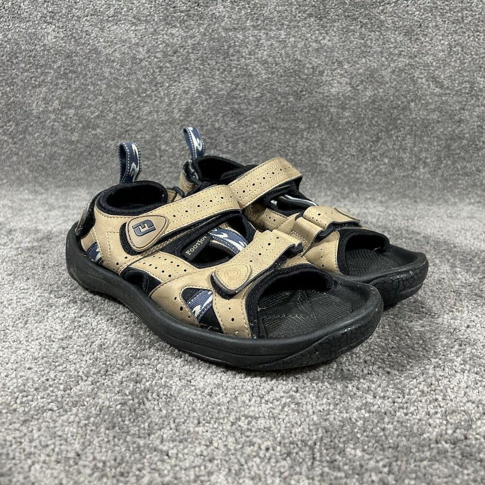 Footjoy 48805 Mens Size 7 M Brown Sport Cleats Comfort Soft Spikes Golf Sandals
